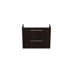 Ideal Standard I.life S 80cm Compact Wall Vanity Unit, 2 Drawers, Coffee Oak -Home Furnishings ideal standard t5295nw 2