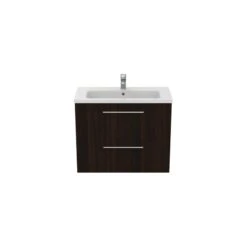Ideal Standard I.life S 80cm Compact Wall Vanity Unit, 2 Drawers, Coffee Oak -Home Furnishings ideal standard t5295nw 4