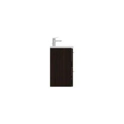 Ideal Standard I.life S 80cm Compact Wall Vanity Unit, 2 Drawers, Coffee Oak -Home Furnishings ideal standard t5295nw 5