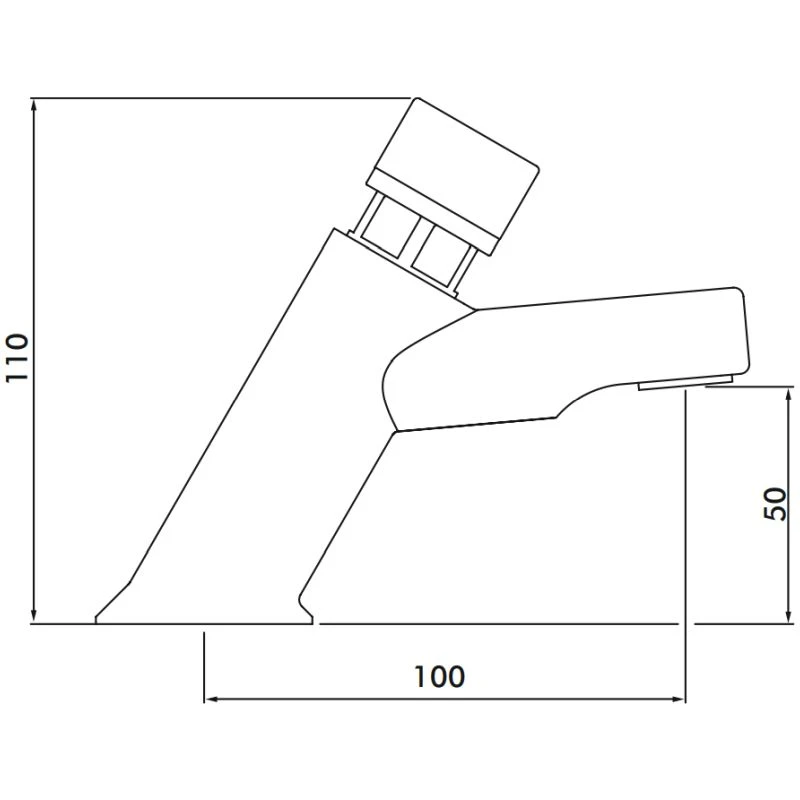 Inta Contempary Non Concussive Basin Taps (Pair) 4 Inta Contempary Non Concussive Basin Taps (Pair) - Image 2
