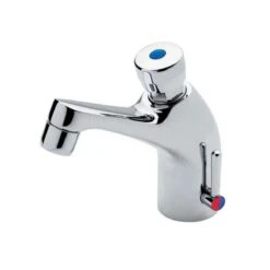 Inta Non Concussive Basin Mixer With Temperature Control Lever