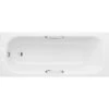 Iona Steel 1700×700 2 Hole Anti-Slip Bath With Grips