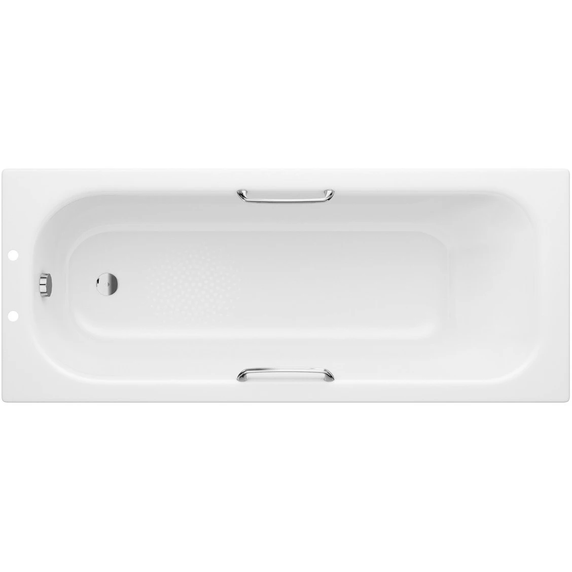Iona Steel 1700×700 2 Hole Anti-Slip Bath With Grips 3 Iona Steel 1700×700 2 Hole Anti-Slip Bath With Grips