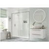 Refresh Dove Framed 1500mm Sliding Shower Door 1 Refresh Dove Framed 1500mm Sliding Shower Door -Home Furnishings iona ftdi101454