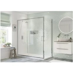 Refresh Dove Framed 1500mm Sliding Shower Door 5 Refresh Dove Framed 1500mm Sliding Shower Door -Home Furnishings iona ftdi101454 2