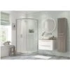 Refresh Dove Framed 900mm 2 Door Quadrant Enclosure -Home Furnishings iona ftdi101458