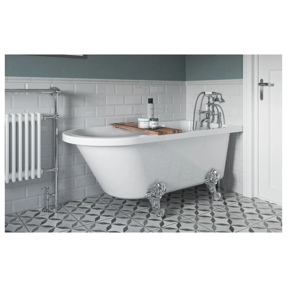 Iona Orpington Freestanding 2 Hole 1700mm Corner Bath 6 Iona Orpington Freestanding 2 Hole 1700mm Corner Bath - Image 4