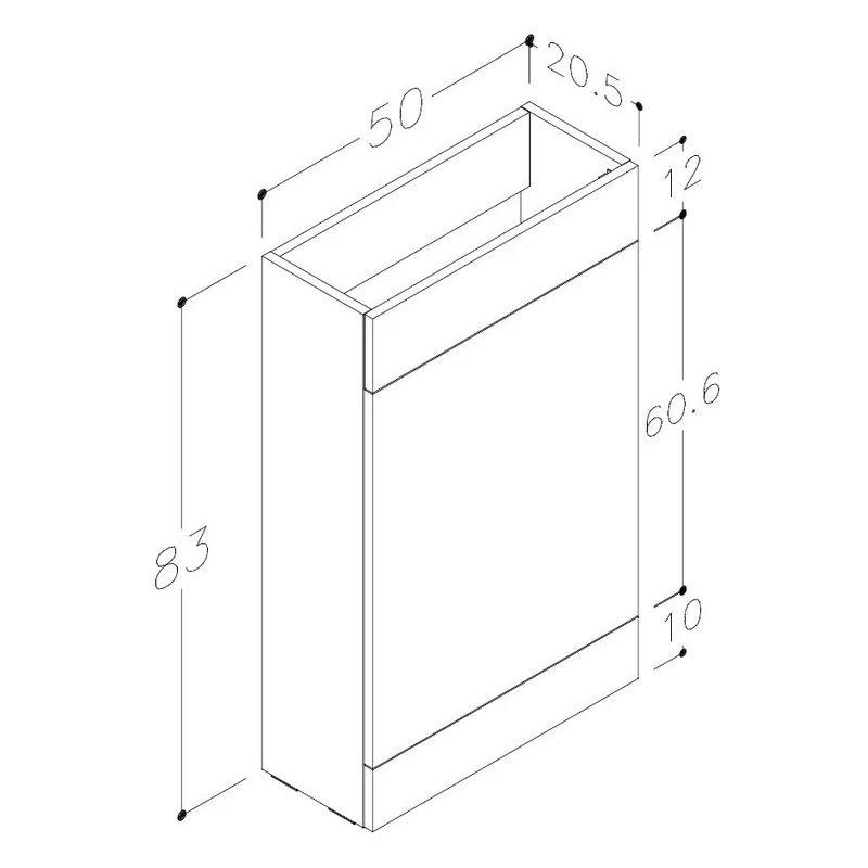 Iona Milton 1100mm Floorstanding RH L-Shape Pack White 5 Iona Milton 1100mm Floorstanding RH L-Shape Pack White - Image 3