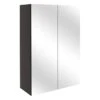 Iona Winson 500mm Mirrored Wall Unit Matt Grey -Home Furnishings iona ftdi103365