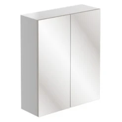 Iona Clifton 600mm Mirrored Unit White Gloss