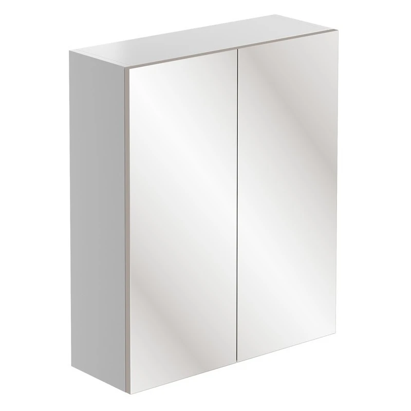 Iona Clifton 600mm Mirrored Unit White Gloss 3 Iona Clifton 600mm Mirrored Unit White Gloss