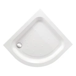 Just Trays Merlin 800mm Quadrant Shower Tray 2 Upstands