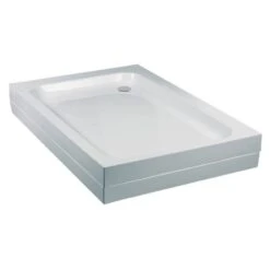 Just Trays Merlin 900x800mm Rectangular Shower Tray 7 Just Trays Merlin 900x800mm Rectangular Shower Tray -Home Furnishings just trays a980m100 3