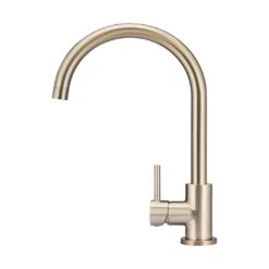 Meir Round Kitchen Mixer Tap Champagne -Home Furnishings meir mk03 ch 3