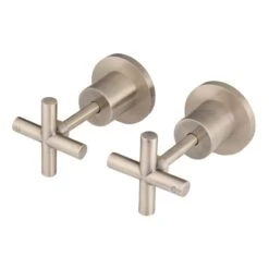 Meir Cross Handle Jumper Valve Wall Top Assemblies Champagne