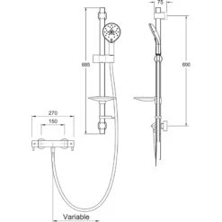Methven Kaha Cool To Touch Bar Mixer & Kit -Home Furnishings methven khctsefcp 2