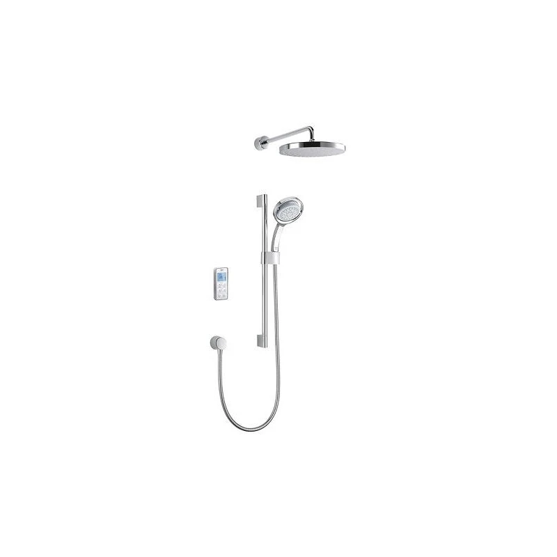 Mira Vision Dual Rear Fed Shower Pumped White/Chrome 3 Mira Vision Dual Rear Fed Shower Pumped White/Chrome
