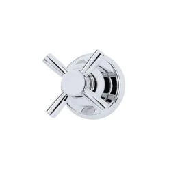 Perrin & Rowe Single 3/4″ Crosshead Wall Valve Chrome