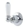 Perrin & Rowe Traditional Single 1/2″ Wall Valve With Lever Handle -Home Furnishings perrin rowe 3266cp