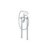 Perrin & Rowe Traditional Bath Shower Mixer Tap & Floor Legs -Home Furnishings perrin rowe 3521 1cp
