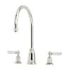 Perrin & Rowe Athenian 3 Hole Sink Mixer Lever Handles Chrome -Home Furnishings perrin rowe 4371cpwpc