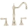 Perrin & Rowe Alsace 3 Hole Kitchen Sink Mixer Nickel -Home Furnishings perrin rowe 4771ni