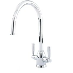 Perrin & Rowe Oberon Sink Mixer With C Spout Nickel