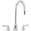 Perrin & Rowe Callisto Lever 3 Hole C Spout Kitchen Sink Mixer Nickel -Home Furnishings perrin rowe 4886ni