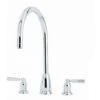 Perrin & Rowe Callisto Lever 3 Hole Sink Mixer C Spout Pewter 1 Perrin & Rowe Callisto Lever 3 Hole Sink Mixer C Spout Pewter -Home Furnishings perrin rowe 4886pf