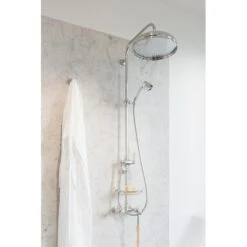 Perrin & Rowe 12″ Shower Rose Nickel -Home Furnishings perrin rowe 5204ni 4