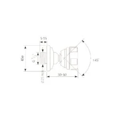 Perrin & Rowe Body Spray Nickel -Home Furnishings perrin rowe 5570ni 2