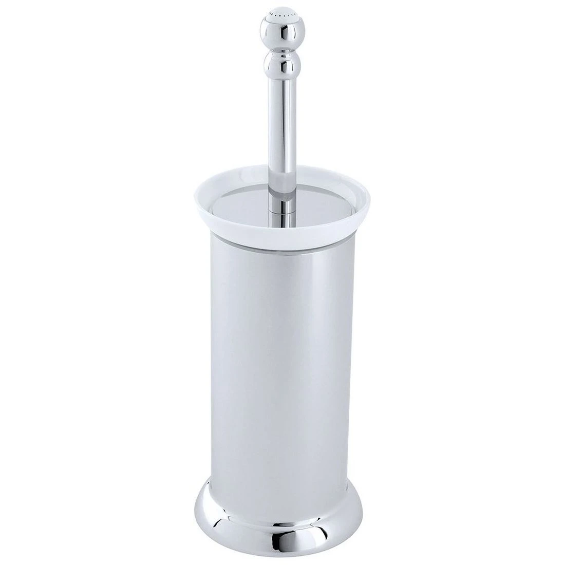 Perrin & Rowe Floor Toilet Brush Holder Pewter 3 Perrin & Rowe Floor Toilet Brush Holder Pewter