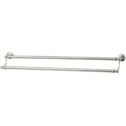 Perrin & Rowe 762mm Double Towel Rail Pewter