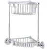 Perrin & Rowe 2 Tier Corner Basket Chrome -Home Furnishings perrin rowe 6959cp