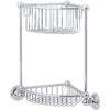 Perrin & Rowe 2 Tier Corner Basket Gold -Home Furnishings perrin rowe 6959ig