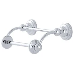 Perrin & Rowe Pivot Bar Toilet Roll Holder Pewter