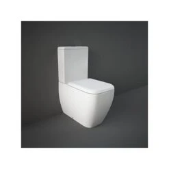RAK Metropolitan Rimless Closed Back WC Pan, Cistern & Seat