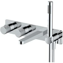RAK Amalfi Horizontal Valve With Handset & Bath Spout Chrome