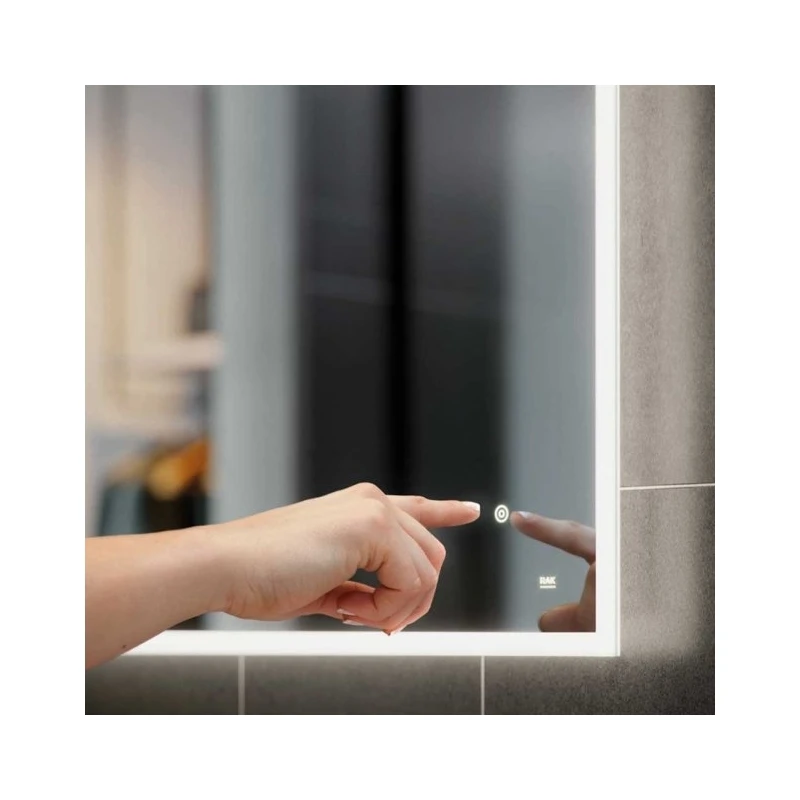 RAK Amethyst Illuminated LED Mirror With Demister 1000x600mm 6 RAK Amethyst Illuminated LED Mirror With Demister 1000x600mm - Image 4