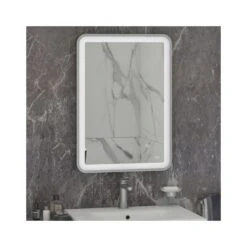 RAK Art Soft LED Illuminated Mirror With Demister 700x500mm Chrome