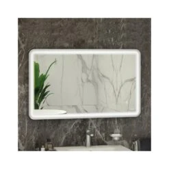 RAK Art Soft LED Illuminated Mirror With Demister 600x1000mm Chrome