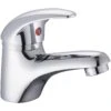 RAK Basic Mini Mono Basin Mixer With Clicker Waste