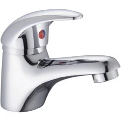 RAK Basic Mini Mono Basin Mixer With Clicker Waste