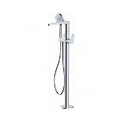 RAK Petit Round Freestanding Bath Shower Mixer Chrome