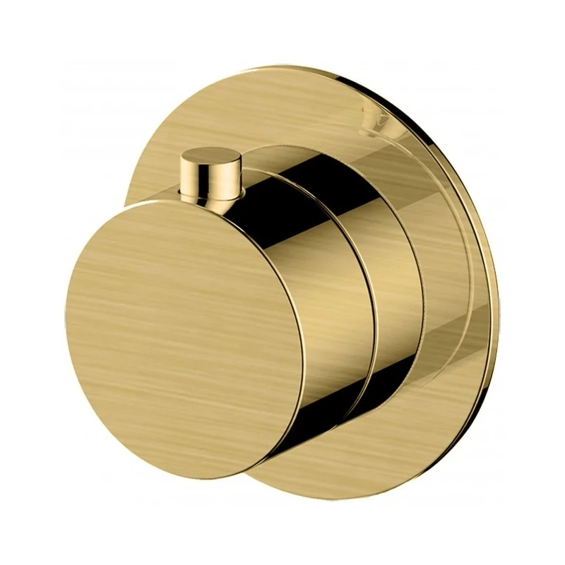 RAK Petit Round Concealed On/Off Valve Brushed Gold 3 RAK Petit Round Concealed On/Off Valve Brushed Gold