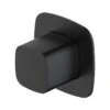 RAK Petit Square Concealed On/Off Valve Matt Black -Home Furnishings rak rakpes3020 1b