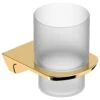 RAK Petit Square Tumbler Holder Brushed Gold -Home Furnishings rak rakpes9903g