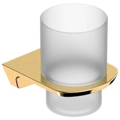 RAK Petit Square Tumbler Holder Brushed Gold
