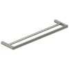 RAK Petit Square 60cm Double Towel Bar Brushed Nickel -Home Furnishings rak rakpes9912 60n