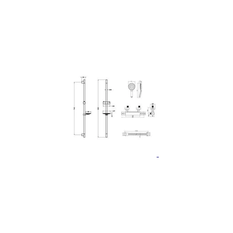 RAK Cool Touch Round Thermostatic Shower Valve With Kit (WRAS) 4 RAK Cool Touch Round Thermostatic Shower Valve With Kit (WRAS) - Image 2